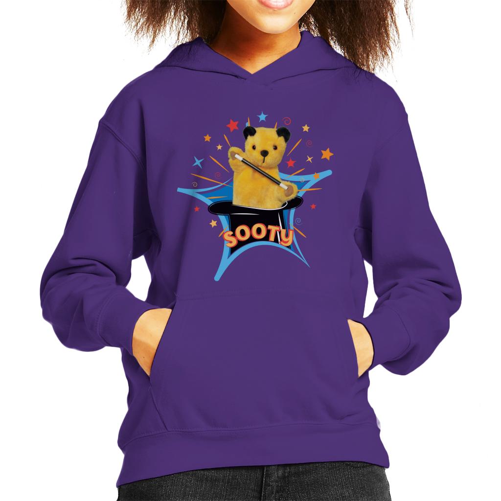 Sooty Magic Hat Kid's Hooded Sweatshirt-Sooty's Shop