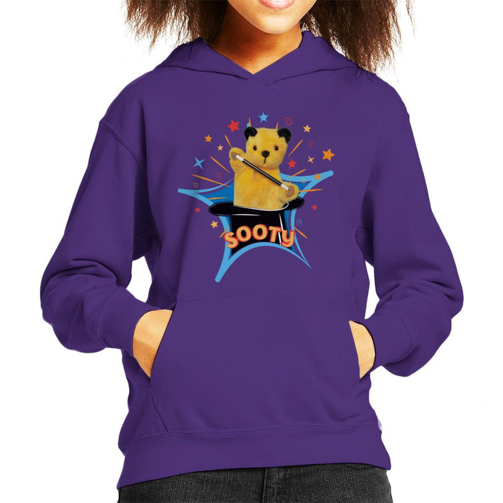 Sooty Magic Hat Kid's Hooded Sweatshirt-Sooty's Shop