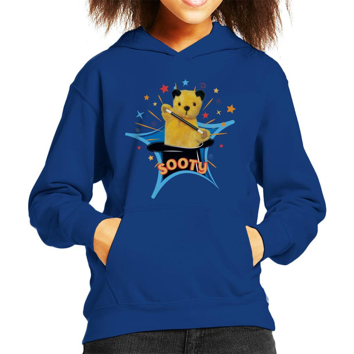 Sooty Magic Hat Kid's Hooded Sweatshirt-Sooty's Shop