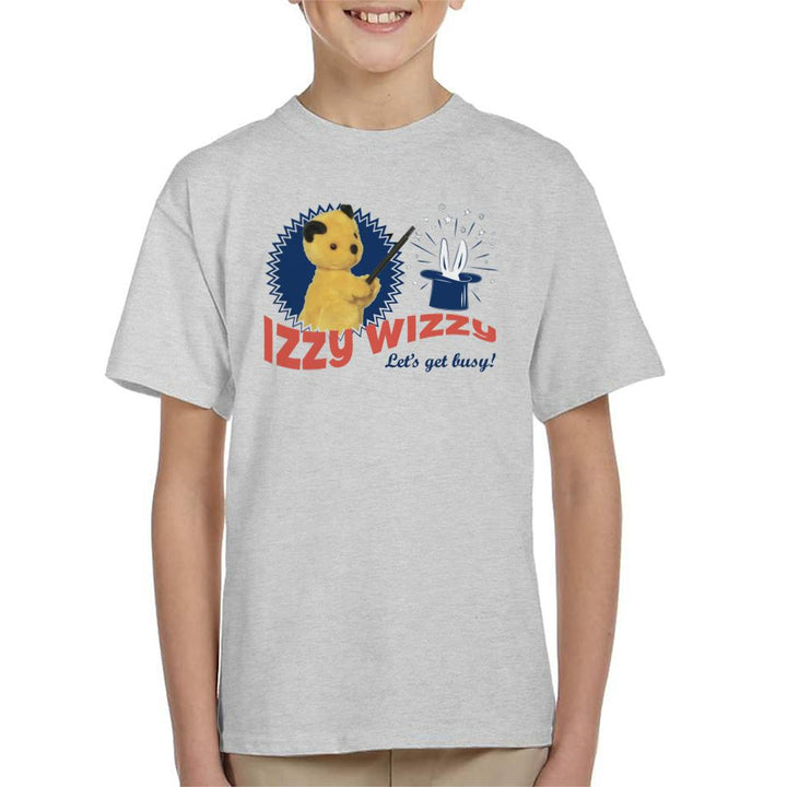Sooty Retro Izzy Wizzy Let's Get Busy Kid's T-Shirt-Sooty's Shop