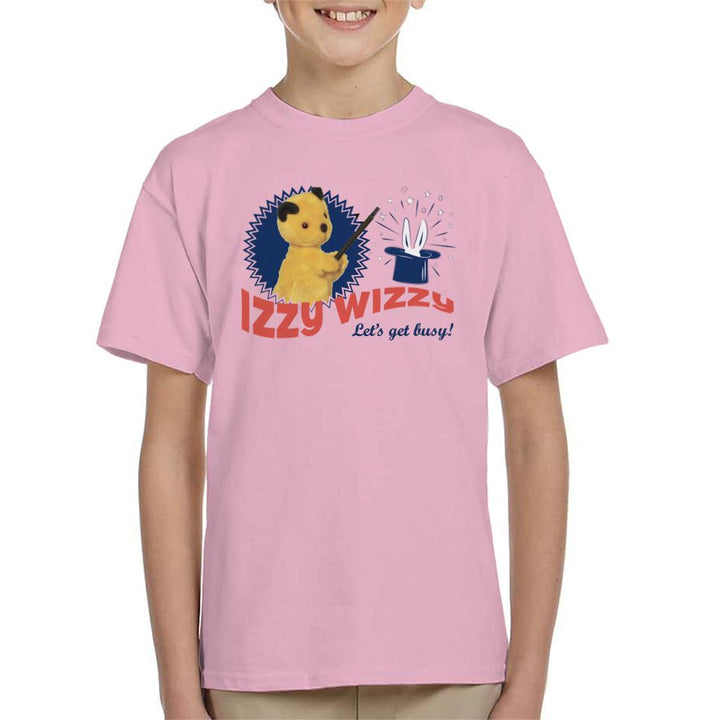 Sooty Retro Izzy Wizzy Let's Get Busy Kid's T-Shirt-Sooty's Shop