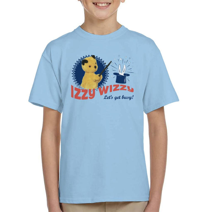 Sooty Retro Izzy Wizzy Let's Get Busy Kid's T-Shirt-Sooty's Shop