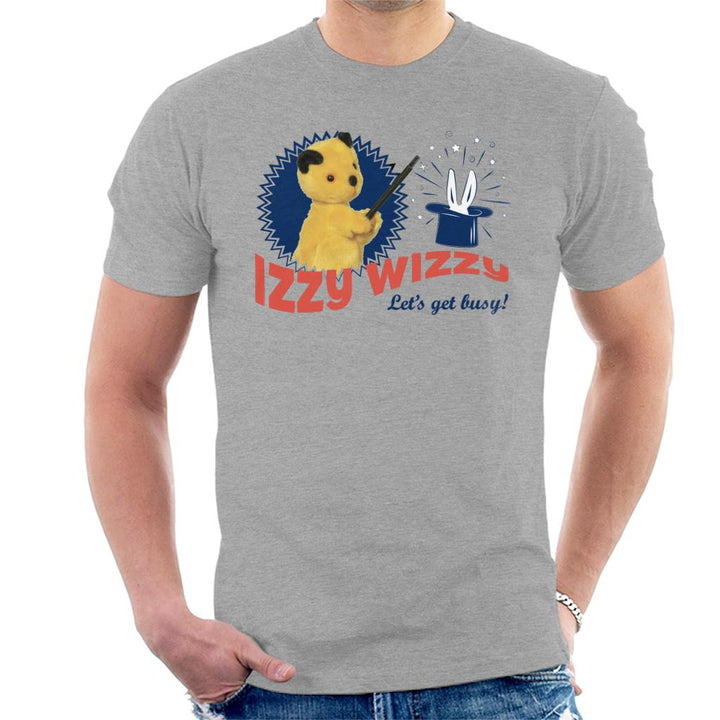 Sooty Retro Izzy Wizzy Let's Get Busy Men's T-Shirt-Sooty's Shop