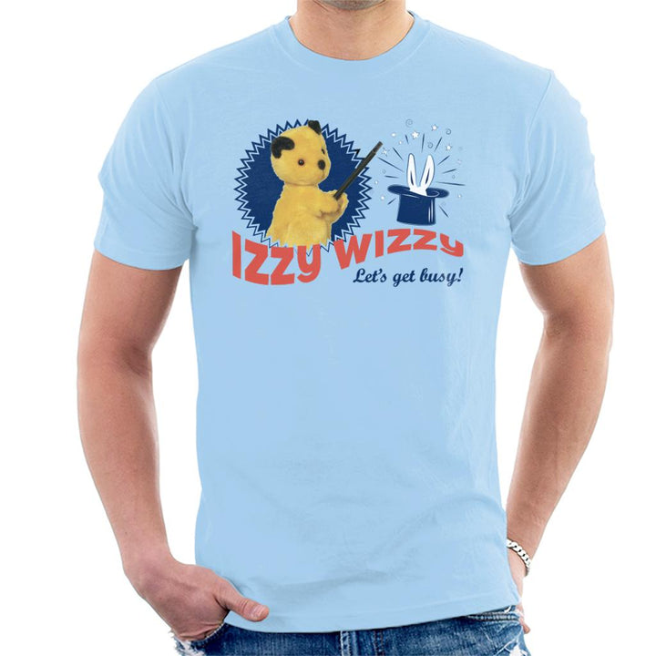 Sooty Retro Izzy Wizzy Let's Get Busy Men's T-Shirt-Sooty's Shop