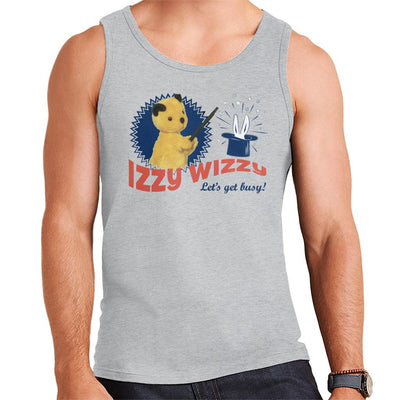 Sooty Retro Izzy Wizzy Let's Get Busy Men's Vest-Sooty's Shop