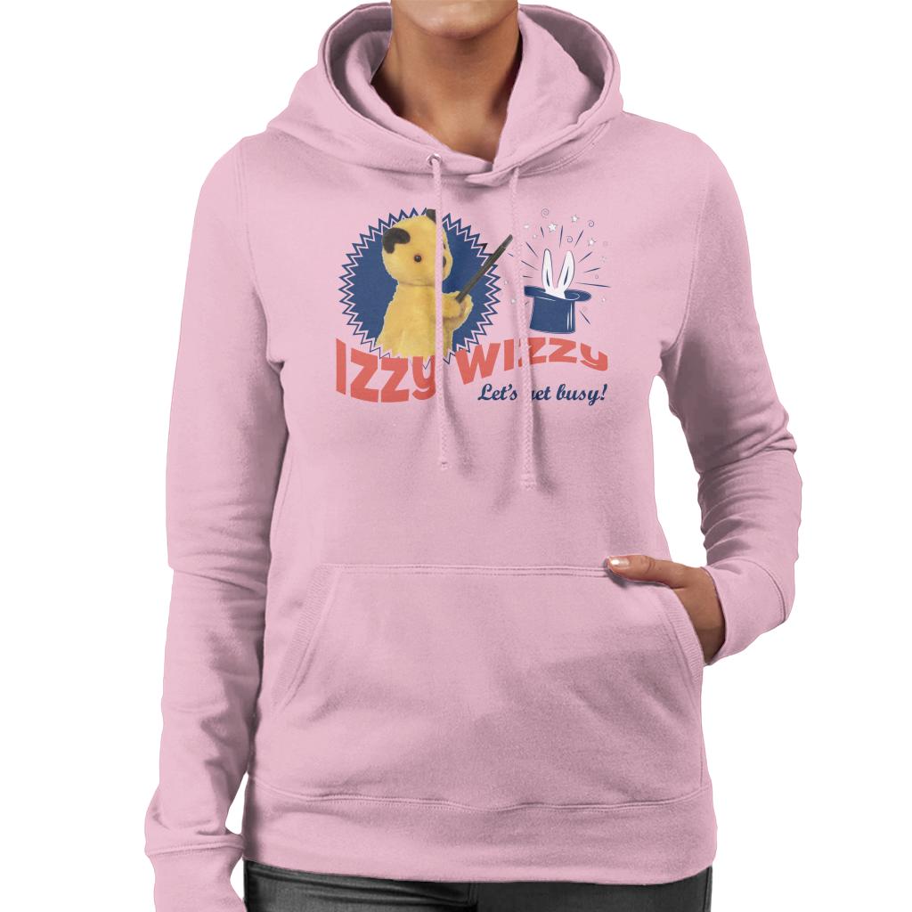 Sooty Retro Izzy Wizzy Let's Get Busy Women's Hooded Sweatshirt-Sooty's Shop