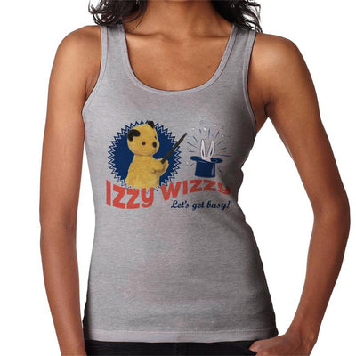 Sooty Retro Izzy Wizzy Let's Get Busy Women's Vest-Sooty's Shop