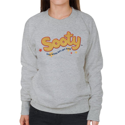 Sooty Text Logo Izzy Wizzy Women's Sweatshirt-Sooty's Shop