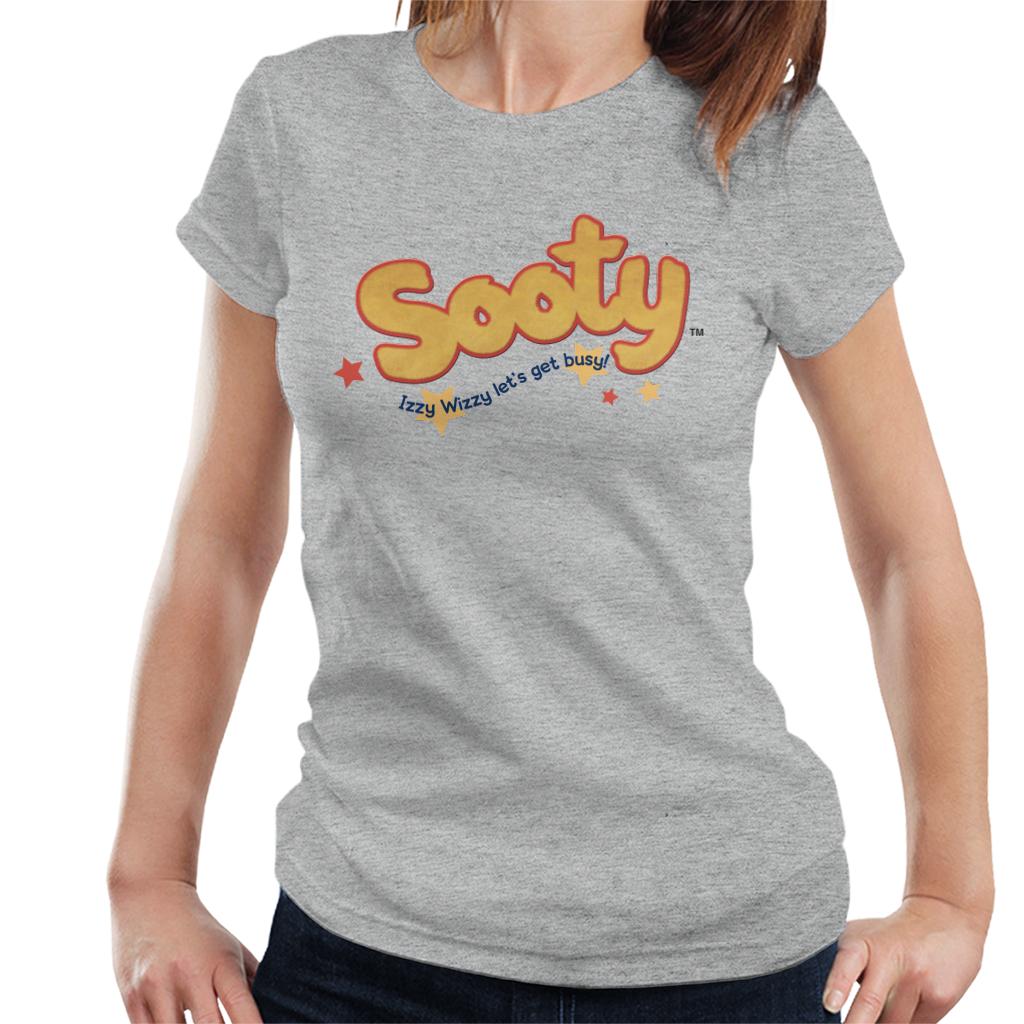 Sooty Text Logo Izzy Wizzy Women's T-Shirt-Sooty's Shop