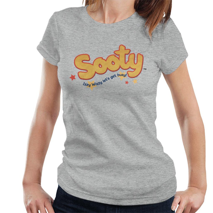 Sooty Text Logo Izzy Wizzy Women's T-Shirt-Sooty's Shop