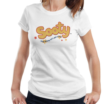 Sooty Text Logo Izzy Wizzy Women's T-Shirt-Sooty's Shop