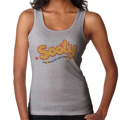 Sooty Text Logo Izzy Wizzy Women's Vest-Sooty's Shop