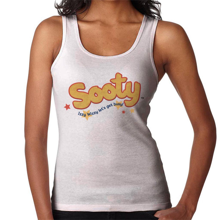 Sooty Text Logo Izzy Wizzy Women's Vest-Sooty's Shop