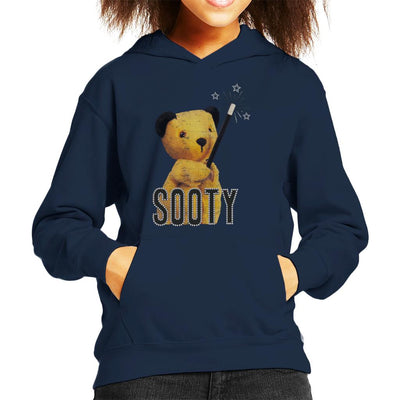 Sooty Retro Magic Wand Kid's Hooded Sweatshirt-Sooty's Shop