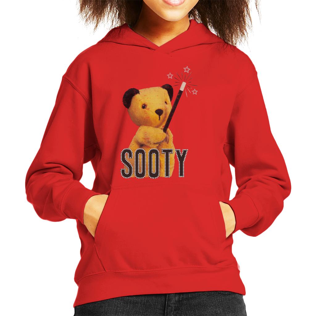 Sooty Retro Magic Wand Kid's Hooded Sweatshirt-Sooty's Shop