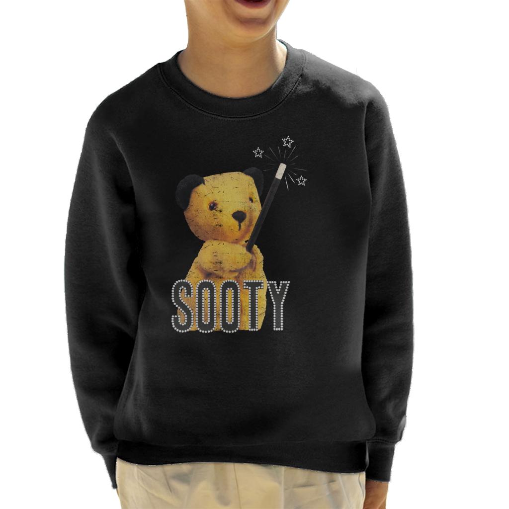 Sooty Retro Magic Wand Kid's Sweatshirt-Sooty's Shop