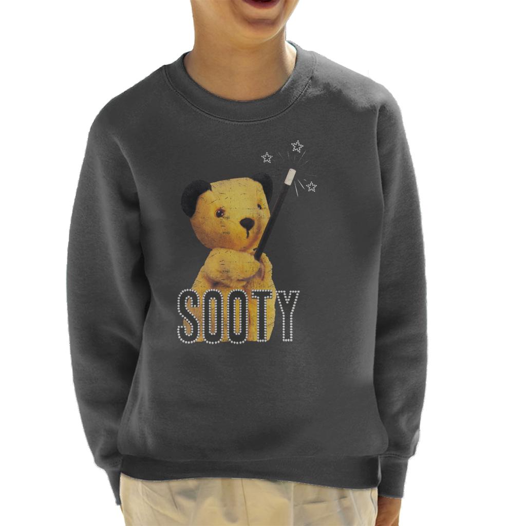 Sooty Retro Magic Wand Kid's Sweatshirt-Sooty's Shop