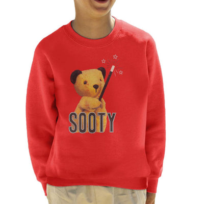 Sooty Retro Magic Wand Kid's Sweatshirt-Sooty's Shop
