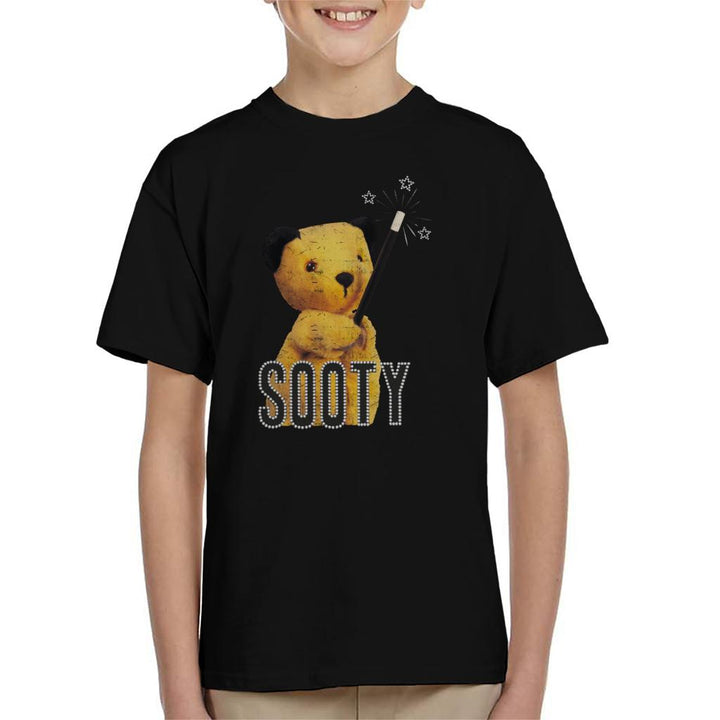 Sooty Retro Magic Wand Kid's T-Shirt-Sooty's Shop