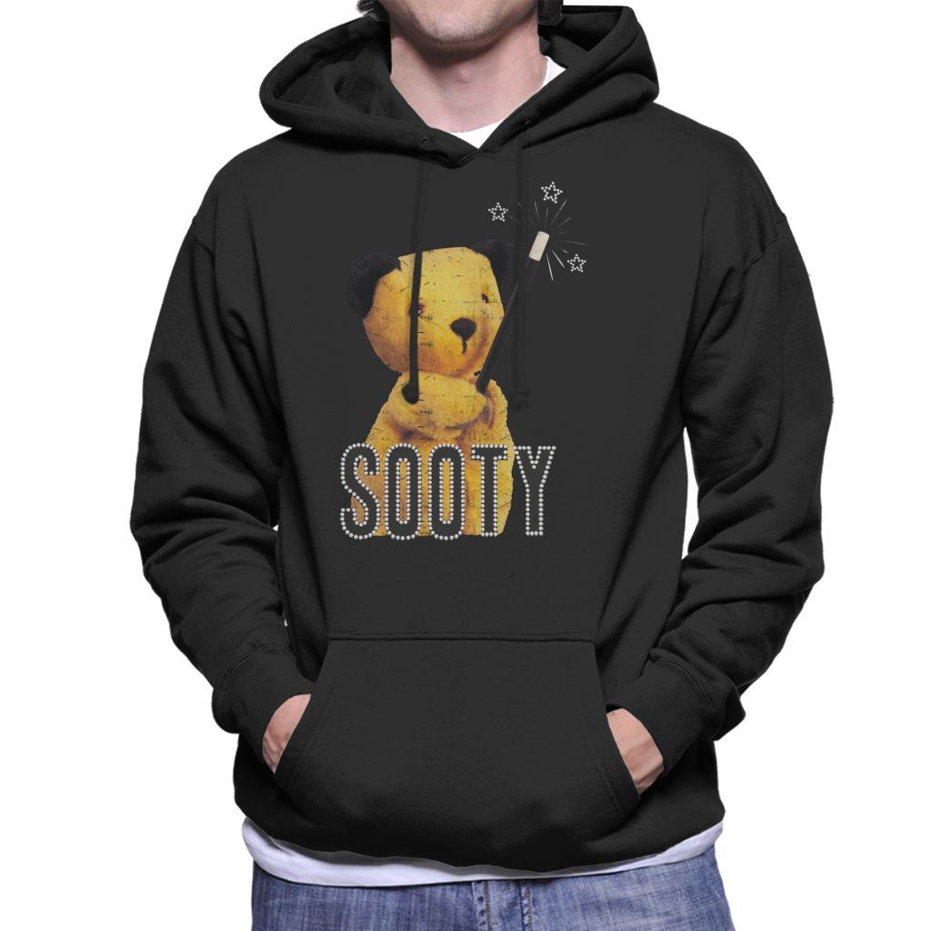 Sooty Retro Magic Wand Men's Hooded Sweatshirt-Sooty's Shop
