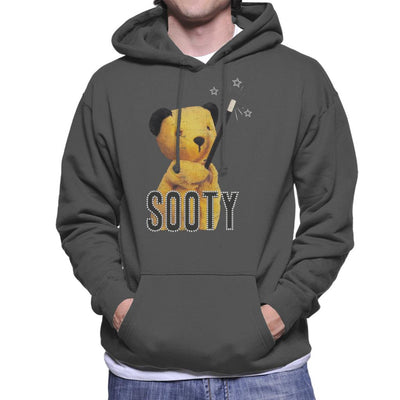 Sooty Retro Magic Wand Men's Hooded Sweatshirt-Sooty's Shop
