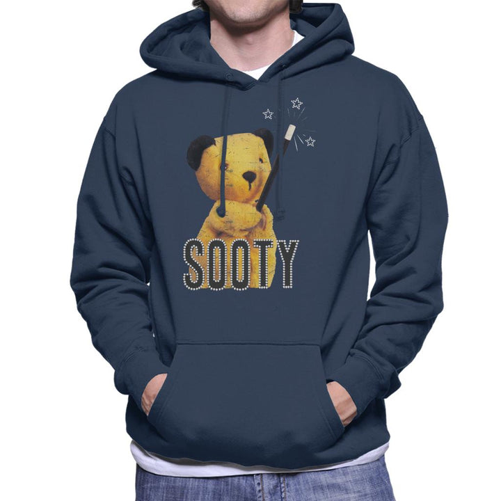 Sooty Retro Magic Wand Men's Hooded Sweatshirt-Sooty's Shop