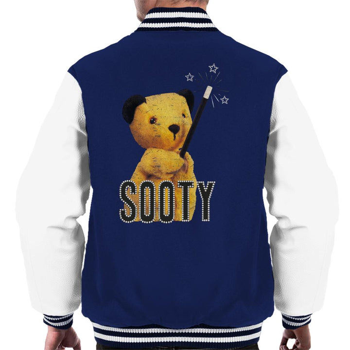Sooty Retro Magic Wand Men's Varsity Jacket-Sooty's Shop