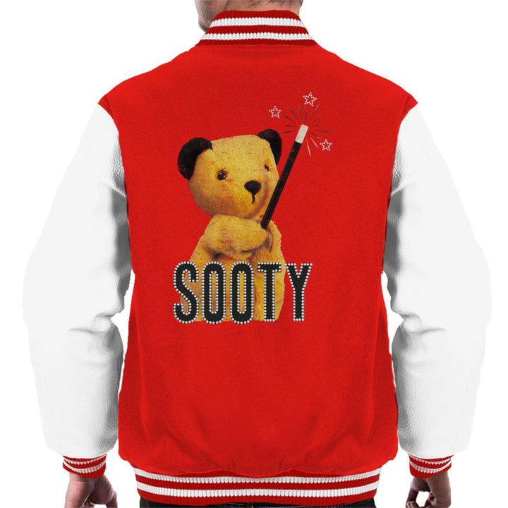 Sooty Retro Magic Wand Men's Varsity Jacket-Sooty's Shop