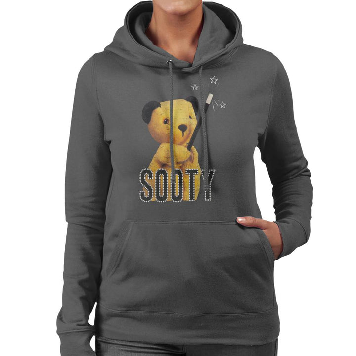 Sooty Retro Magic Wand Women's Hooded Sweatshirt-Sooty's Shop