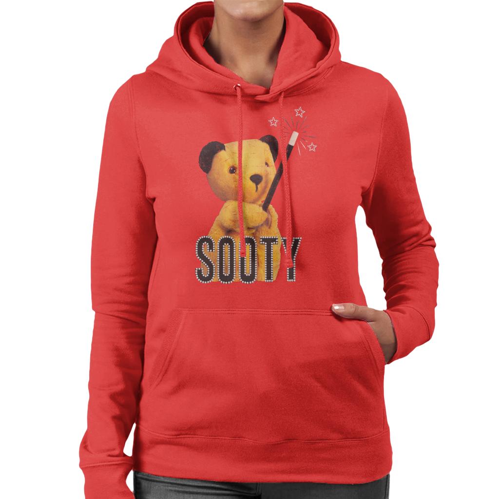 Sooty Retro Magic Wand Women's Hooded Sweatshirt-Sooty's Shop