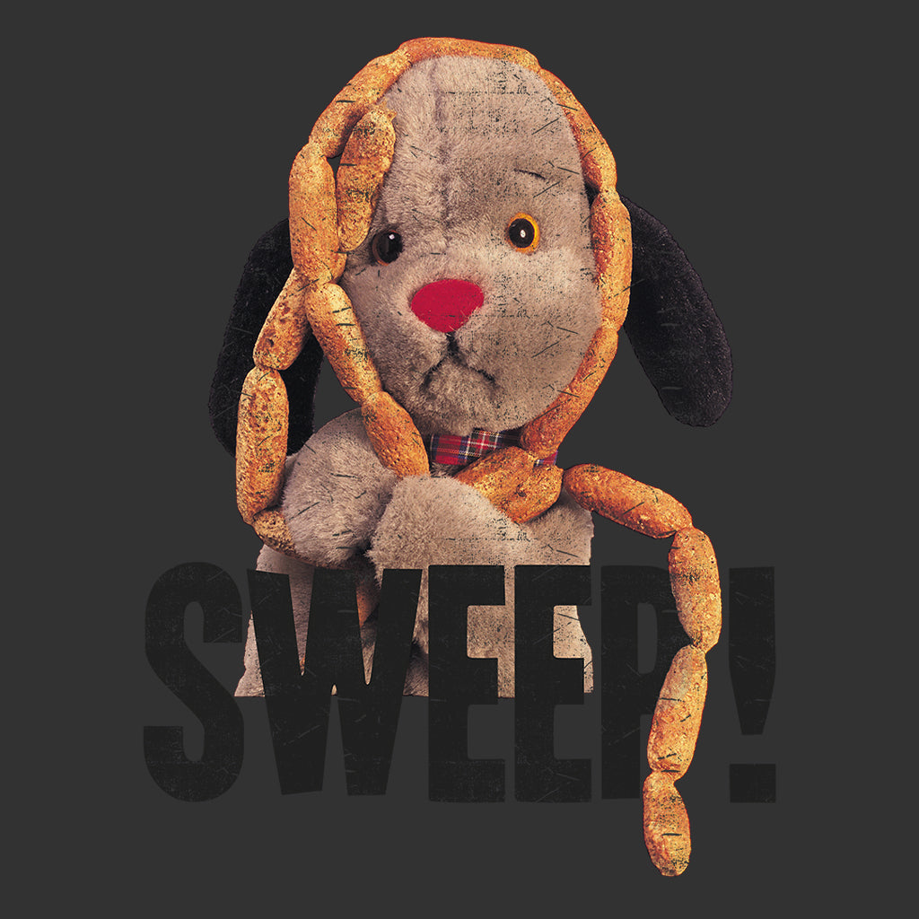 Sausages Sweep Distressed Kids Hooded Sweatshirt