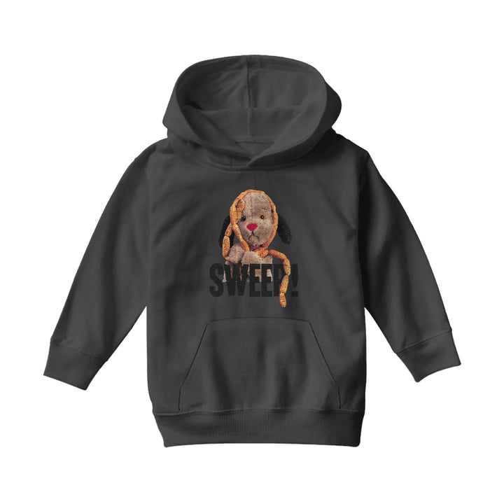 Sausages Sweep Distressed Kids Hooded Sweatshirt