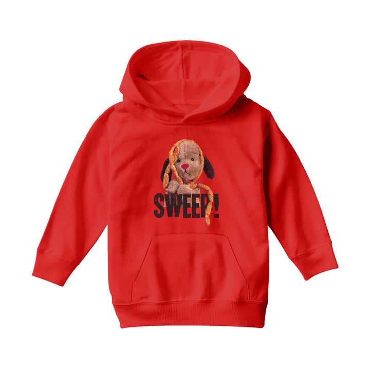 Sausages Sweep Distressed Kids Hooded Sweatshirt