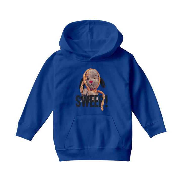 Sausages Sweep Distressed Kids Hooded Sweatshirt