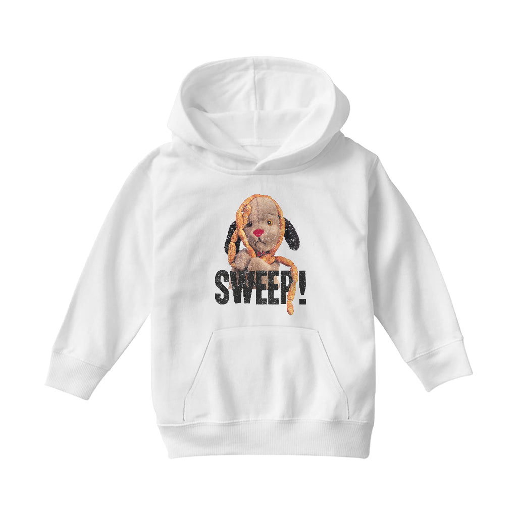 Sausages Sweep Distressed Kids Hooded Sweatshirt