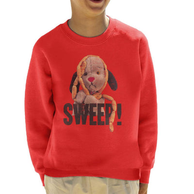 Sooty Sausages Sweep Distressed Kid's Sweatshirt-Sooty's Shop