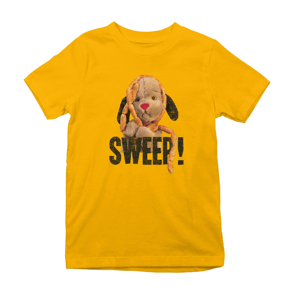 Sausages Sweep Distressed Kids T-Shirt