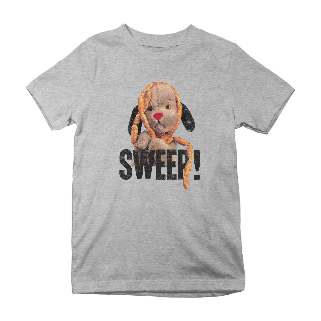 Sausages Sweep Distressed Kids T-Shirt