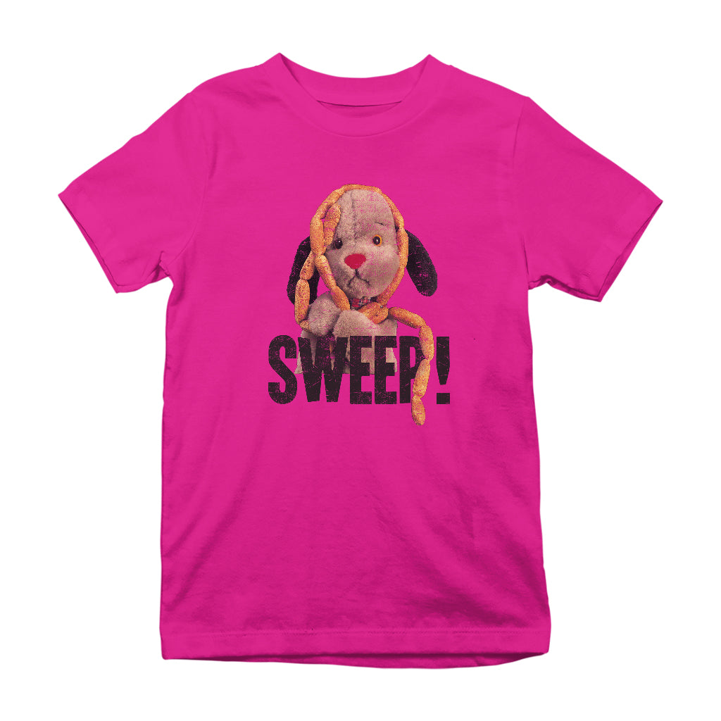 Sausages Sweep Distressed Kids T-Shirt