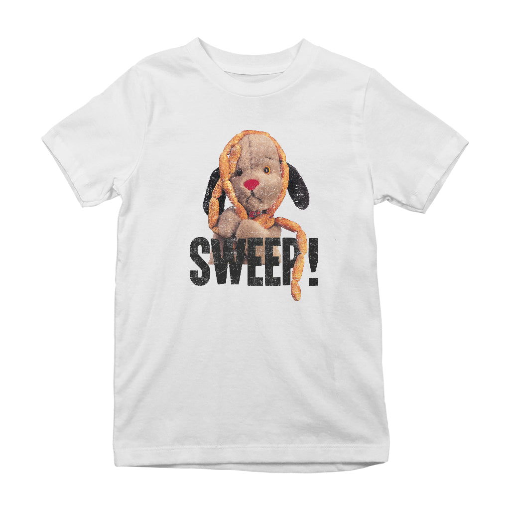Sausages Sweep Distressed Kids T-Shirt