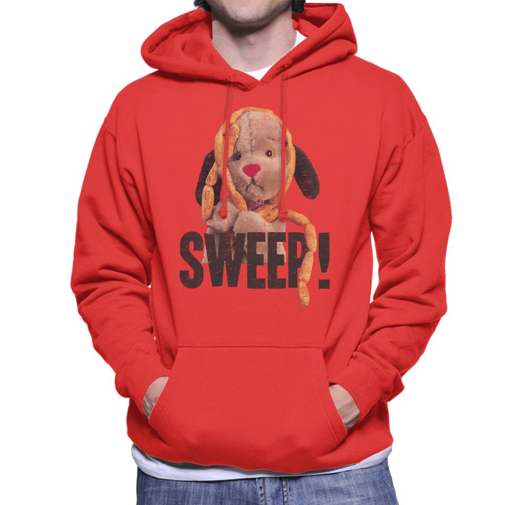 Sooty Sausages Sweep Distressed Men's Hooded Sweatshirt-Sooty's Shop
