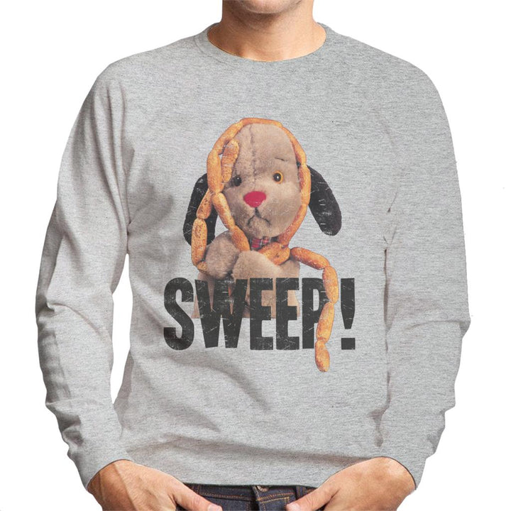 Sooty Sausages Sweep Distressed Men's Sweatshirt-Sooty's Shop