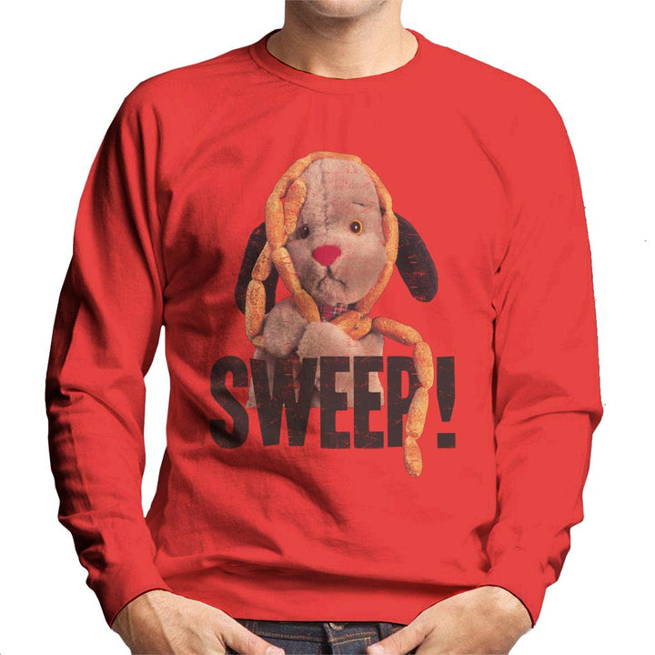 Sooty Sausages Sweep Distressed Men's Sweatshirt-Sooty's Shop