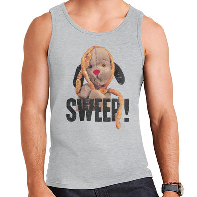 Sooty Sausages Sweep Distressed Men's Vest-Sooty's Shop