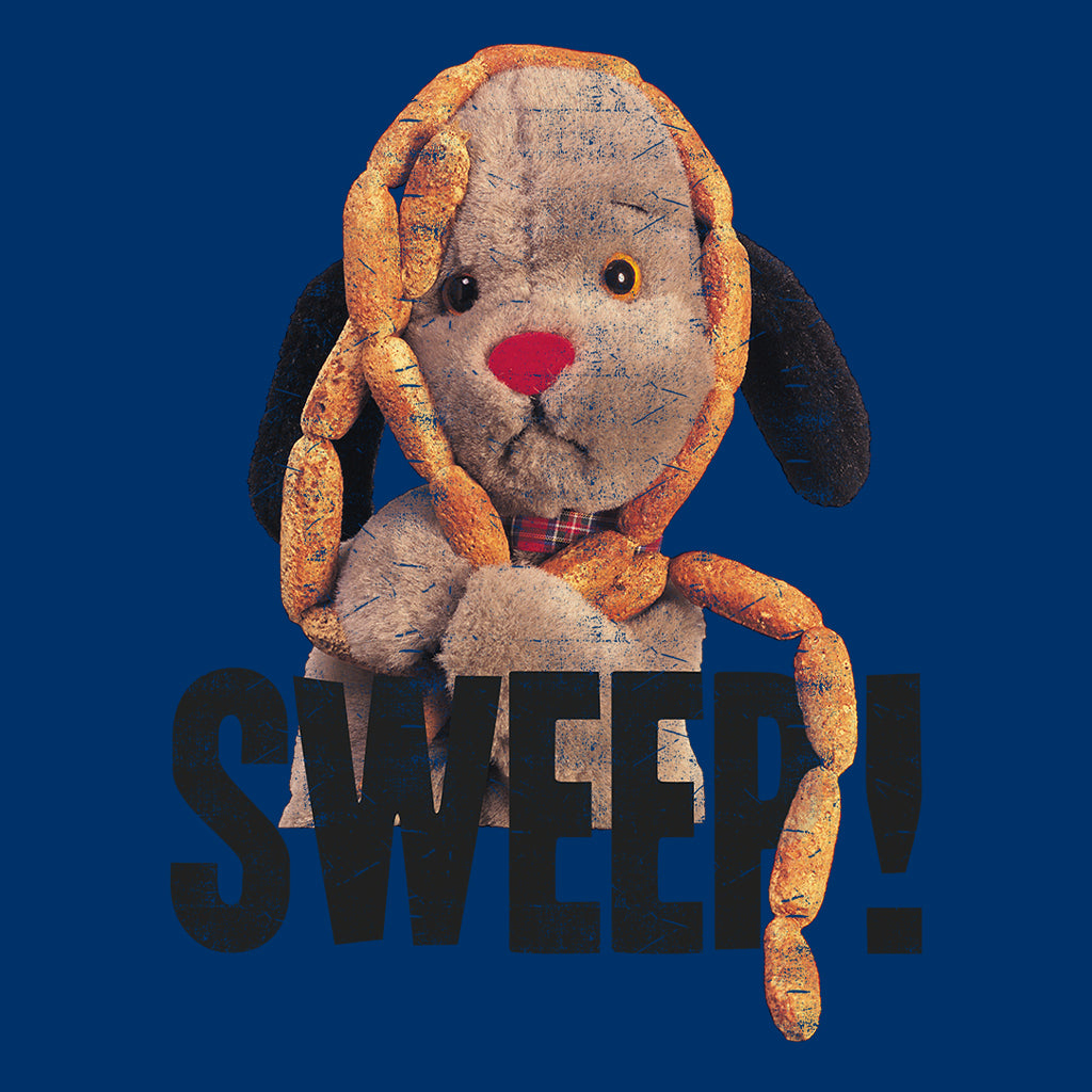 Sausages Sweep Distressed Kids Hooded Sweatshirt
