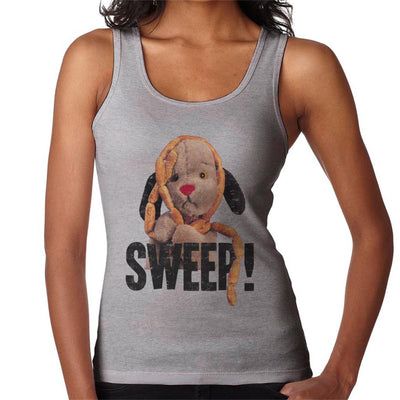 Sooty Sausages Sweep Distressed Women's Vest-Sooty's Shop