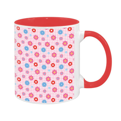 Sooty Flower Pattern Two Colour Mug