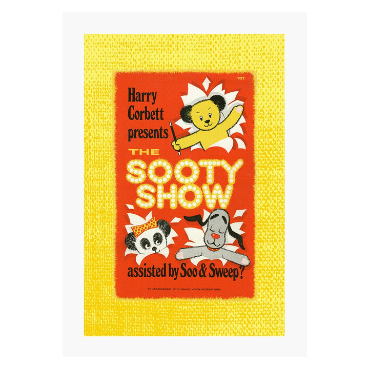 Sooty Show Retro Poster A3 Print-Sooty's Shop