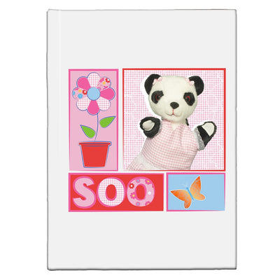Sooty Soo Floral Retro A5 Hardcover Notebook