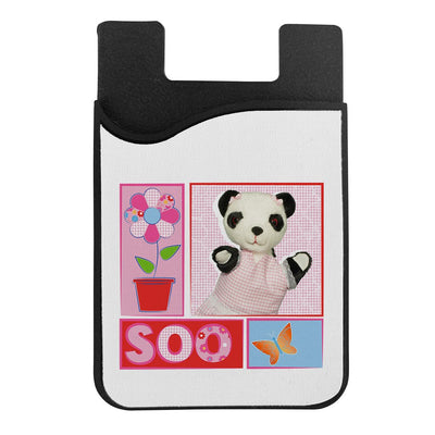 Sooty Soo Floral Retro Phone Card Holder